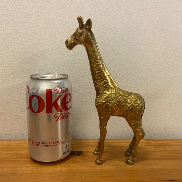 Vintage Brass Giraffes Set of 5 - Picture 9 of 9